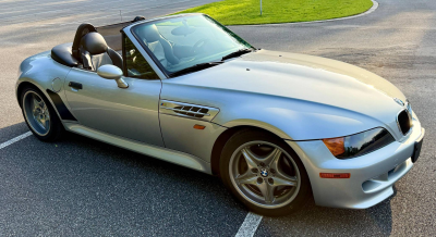 1998 BMW M Roadster in Arctic Silver Metallic over Black Nappa