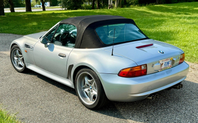1998 BMW M Roadster in Arctic Silver Metallic over Black Nappa