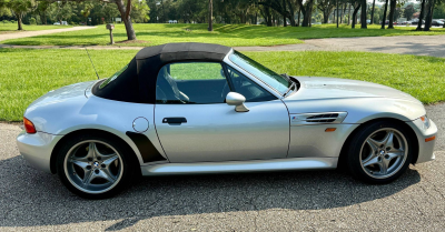 1998 BMW M Roadster in Arctic Silver Metallic over Black Nappa