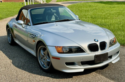 1998 BMW M Roadster in Arctic Silver Metallic over Black Nappa