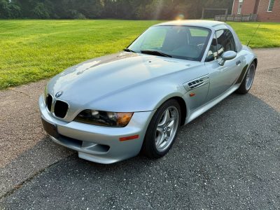 1998 BMW M Roadster in Arctic Silver Metallic over Black Nappa