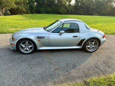 1998 BMW M Roadster in Arctic Silver Metallic over Black Nappa