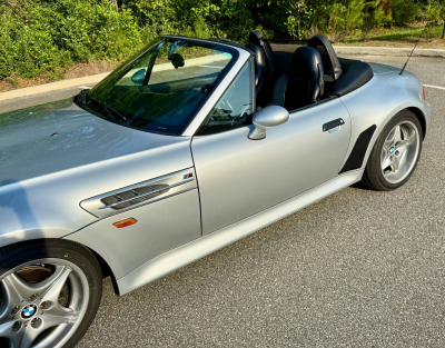 1998 BMW M Roadster in Arctic Silver Metallic over Black Nappa