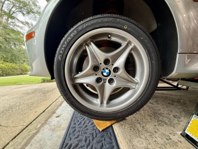 1998 BMW M Roadster in Arctic Silver Metallic over Black Nappa