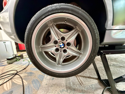 1998 BMW M Roadster in Arctic Silver Metallic over Black Nappa