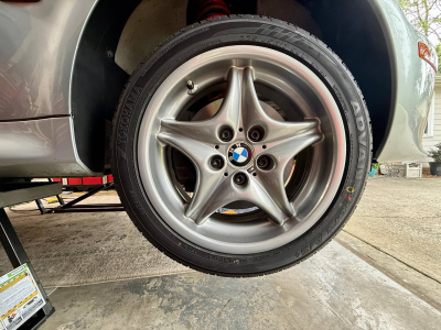 1998 BMW M Roadster in Arctic Silver Metallic over Black Nappa