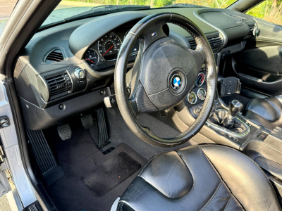 1998 BMW M Roadster in Arctic Silver Metallic over Black Nappa