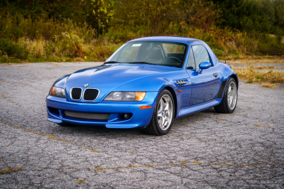 1998 BMW M Roadster in Estoril Blue Metallic over Black Nappa