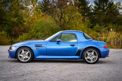 1998 BMW M Roadster in Estoril Blue Metallic over Black Nappa