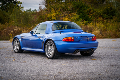 1998 BMW M Roadster in Estoril Blue Metallic over Black Nappa