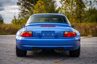 1998 BMW M Roadster in Estoril Blue Metallic over Black Nappa