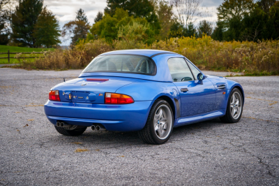1998 BMW M Roadster in Estoril Blue Metallic over Black Nappa