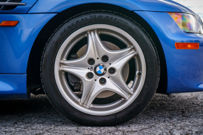 1998 BMW M Roadster in Estoril Blue Metallic over Black Nappa