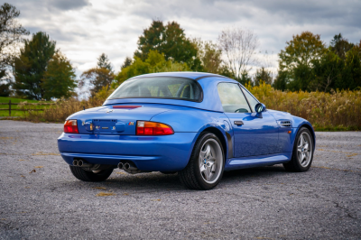 1998 BMW M Roadster in Estoril Blue Metallic over Black Nappa