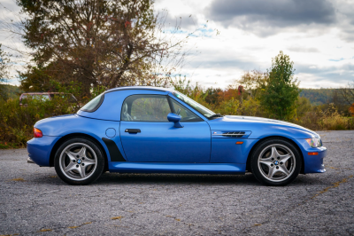 1998 BMW M Roadster in Estoril Blue Metallic over Black Nappa