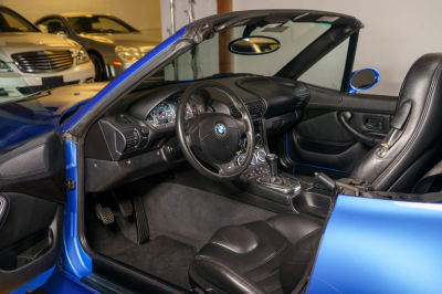 1998 BMW M Roadster in Estoril Blue Metallic over Black Nappa