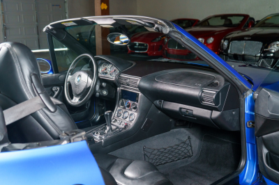 1998 BMW M Roadster in Estoril Blue Metallic over Black Nappa