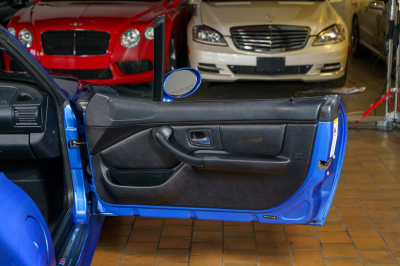 1998 BMW M Roadster in Estoril Blue Metallic over Black Nappa