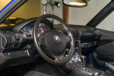 1998 BMW M Roadster in Estoril Blue Metallic over Black Nappa