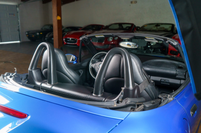 1998 BMW M Roadster in Estoril Blue Metallic over Black Nappa