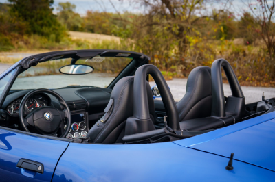 1998 BMW M Roadster in Estoril Blue Metallic over Black Nappa