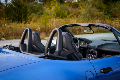 1998 BMW M Roadster in Estoril Blue Metallic over Black Nappa