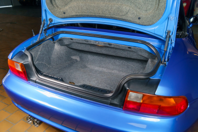 1998 BMW M Roadster in Estoril Blue Metallic over Black Nappa