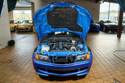 1998 BMW M Roadster in Estoril Blue Metallic over Black Nappa