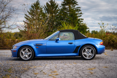 1998 BMW M Roadster in Estoril Blue Metallic over Black Nappa