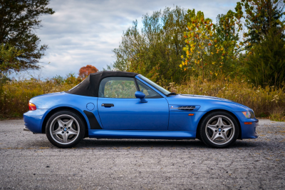 1998 BMW M Roadster in Estoril Blue Metallic over Black Nappa