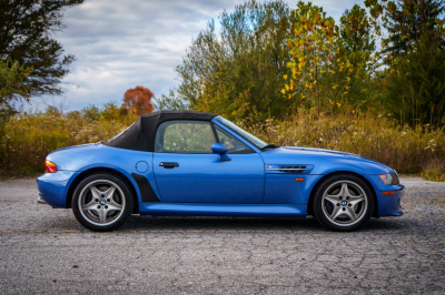 1998 BMW M Roadster in Estoril Blue Metallic over Black Nappa