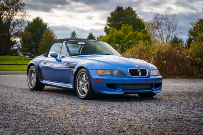 1998 BMW M Roadster in Estoril Blue Metallic over Black Nappa