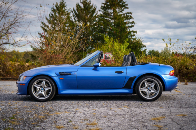 1998 BMW M Roadster in Estoril Blue Metallic over Black Nappa