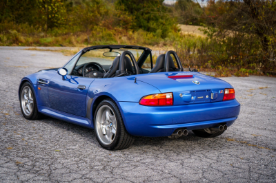 1998 BMW M Roadster in Estoril Blue Metallic over Black Nappa