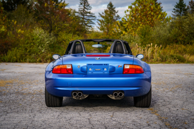 1998 BMW M Roadster in Estoril Blue Metallic over Black Nappa
