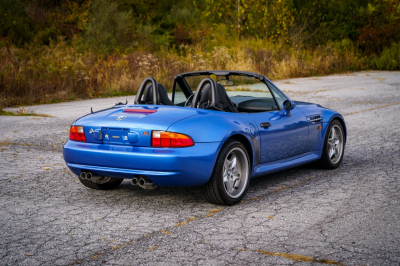 1998 BMW M Roadster in Estoril Blue Metallic over Black Nappa