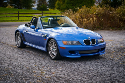 1998 BMW M Roadster in Estoril Blue Metallic over Black Nappa