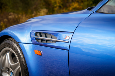 1998 BMW M Roadster in Estoril Blue Metallic over Black Nappa