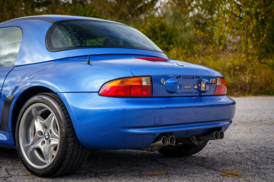 1998 BMW M Roadster in Estoril Blue Metallic over Black Nappa