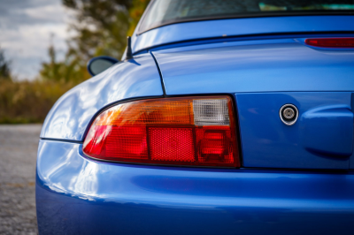 1998 BMW M Roadster in Estoril Blue Metallic over Black Nappa