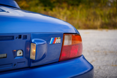 1998 BMW M Roadster in Estoril Blue Metallic over Black Nappa