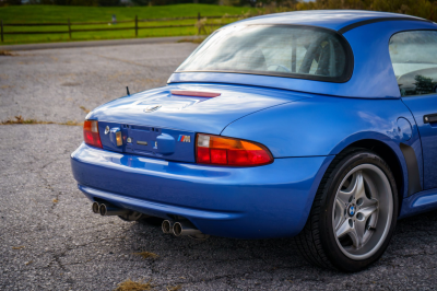 1998 BMW M Roadster in Estoril Blue Metallic over Black Nappa