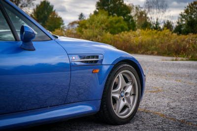 1998 BMW M Roadster in Estoril Blue Metallic over Black Nappa