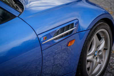 1998 BMW M Roadster in Estoril Blue Metallic over Black Nappa
