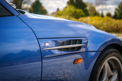 1998 BMW M Roadster in Estoril Blue Metallic over Black Nappa