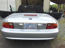 1998 BMW M Roadster in Arctic Silver Metallic over Black Nappa