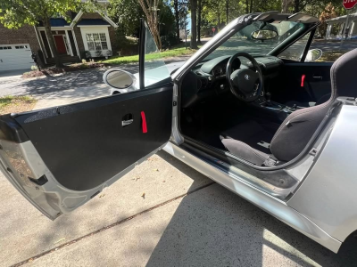 1998 BMW M Roadster in Arctic Silver Metallic over Black Nappa