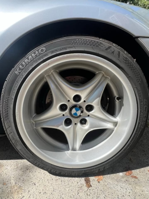 1998 BMW M Roadster in Arctic Silver Metallic over Black Nappa