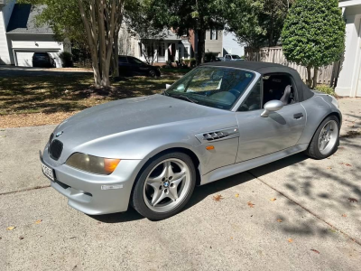 1998 BMW M Roadster in Arctic Silver Metallic over Black Nappa