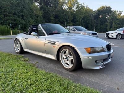 1998 BMW M Roadster in Arctic Silver Metallic over Black Nappa